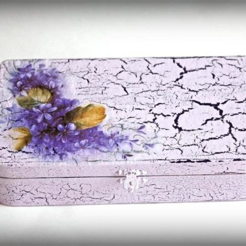 Master class: decoupage and do-it-yourself craquelure